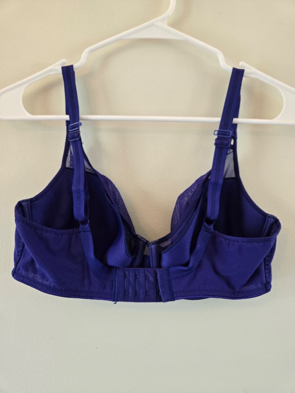 Chantelle Blue Mesh Bra - 34D/E - Picture 5 of 6